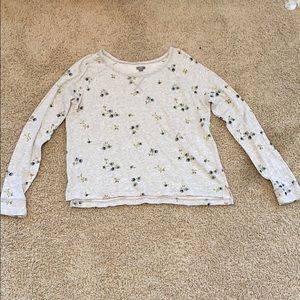 BRAND NEW WITHOUT TAGS Aerie Flower Shirt